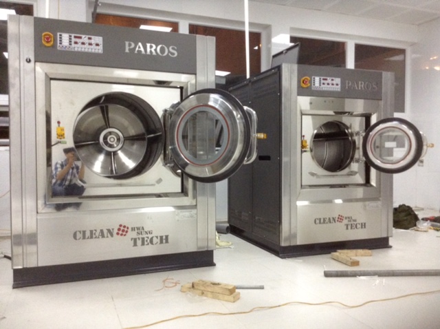 Lắp đặt máy giặt công nghiệp máy sấy công nghiệp